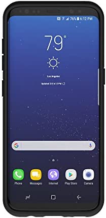 Incipio Samsung Galaxy S8 Kate Spade New York Protective Hard-Shell Case - Stripe 2 (Black/White/Gold Foil)