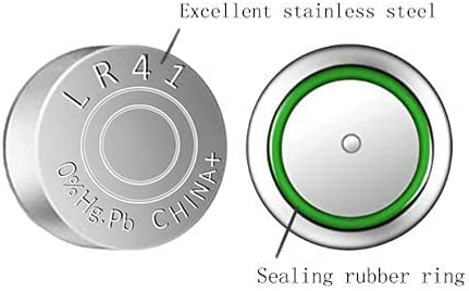 SKOANBE 40PCS AG3 LR41 392 384 192 1.5V Button Coin Cell Battery