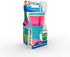Snackeez Travel Snack & Drink Cup with Straw, Pink, Large (Pack of 1)