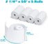Dragon Touch InstantFun Kids Camera Refill Print Paper, Zero Ink, 5 Rolls, 2 1/4" x 50’, 58mm x 15m, Thermal Paper, Print Paper-White