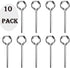 PAGOW 10 Pack 5/32" Standard Hex Dogging Key with Full Loop, Allen Wrench Door Key for Christmas Festival Party Decoration Hurricane Protection Push Bar Panic Exit Devices?0.84" x 2.78"