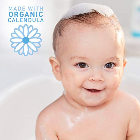 Cetaphil Baby Shampoo and Body Wash with Organic Calendula, Tear Free, Made with Organic Calendula, Hypoallergenic, Ideal for Everyday Use, Soap Free, 7.8 Ounce, Wash & Shampoo