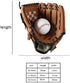 BiJun Baseball Glove, Softball Gloves, TeeBall Mitt Left Hand Glove, Right Hand Throw, Fit for Adult/Youth/Kids/Children's Beginner or Infielder