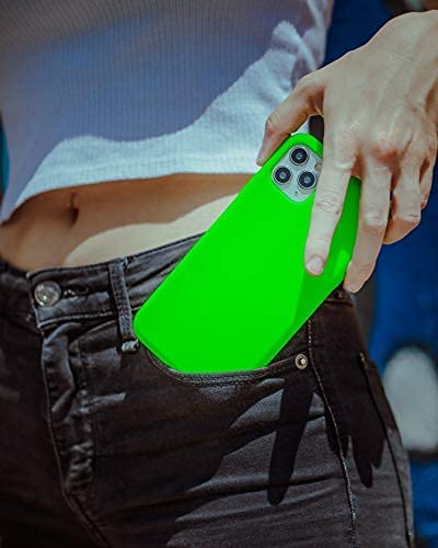 FELONY CASE - iPhone 13 Pro Case - Stylish Neon Green Silicone Phone Cover - Wireless Charging Compatible, 360° Shockproof Protective Cases for Apple iPhone 13 Pro