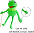 with Detachable Control Wooden Rod Kermit Frog Puppet, The Puppet Movie Show Soft Stuffed Plush Toy