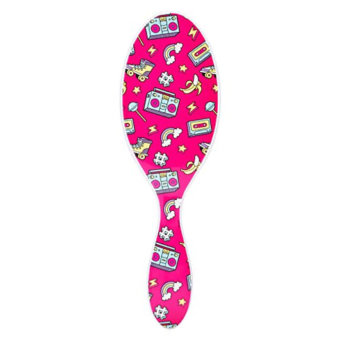 Wet Brush Original Detangler Brush - Radio, Happy Hair - All Hair Types - Ultra-Soft Bristles Glide Through Tangles with Ease - Pain-Free Comb for Men, Women, Boys & Girls
