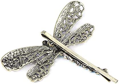 OfficialOtaku Coraline Costume Dragonfly Hair Clip Accessory Blue