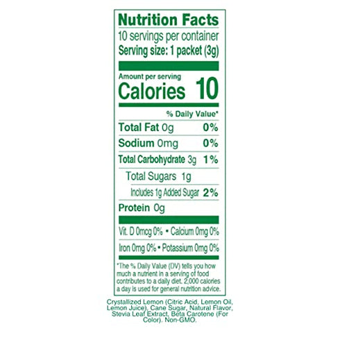 True Lemon WILDBERRY LEMONADE, True Citrus, 10 Count (Pack of 4)