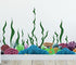Coral Reef Wall Decals Underwater Ocean Kids Wall Decor Stickers, Under The Sea Girls Boys Toddler Teen Bedroom, Baby Nursery, Bathrooms, Living Room, Playroom (Coral Reef)