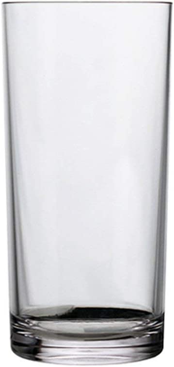Classic 16-ounce Premium Quality Plastic Water Tumbler | Clear Set of 6