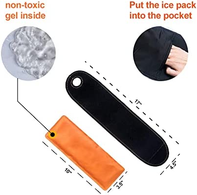 Wrist Ice Pack Soft Gel Ice Pack Wrap Reusable Hot Cold Therapy for Rheumatoid Arthritis, Carpal Tunnel Pain, Tendonitis, Thumb Wrist Cold Pack Pain Relief for Hand Injuries, Sprain & Swelling