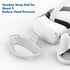 KIWI design Headset Strap Pad Replacement for Elite Strap Compatible with Quest 2 (White)