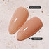 FZANEST Jelly Milky Nude Pink Gel Nail Polish Soak Off LED UV Gel Polish Varnish Nail Art Manicure (Sheer Nude),0.5 Fl Oz