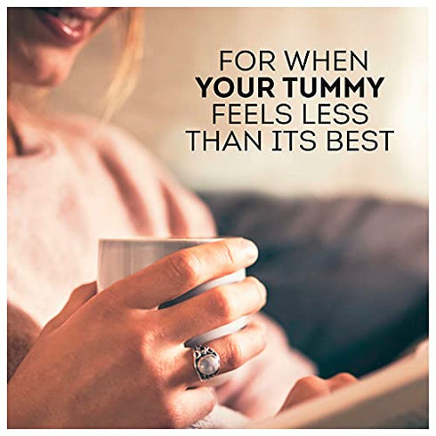 Lipton Soothe Your Tummy Herbal Supplement Tea Bags For a Soothing Hot Beverage Ginger Peppermint and Fennel Caffeine Free Tea Blend 15 Count