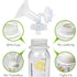 PumpMom Pump Bottle Adapter, Baby Bottle Thread Changer Converter for Spectra S1 S2 Pump Wide Mouth Flanges to Use Standard Sized Bottles. Compatible with Medela, Ameda, Dr. Brown Narrow Neck Bottles