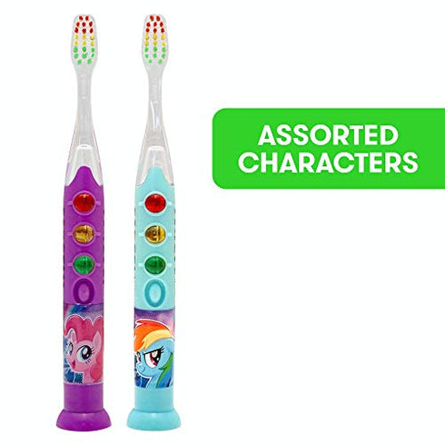 Firefly My Little Pony Ready Go Light-up Kids Toothbrush, Soft, 1-Count (Assorted Characters)