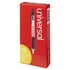 Universal Office Products 15530 Economy Retractable Ballpoint Pen Black Ink Clear Barrel 1.0 Mm Medium