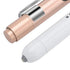 CAVN Pen Light with Pupil Gauge LED Penlight for Nurses Doctors, 2 Pcs Reusable Medical Penlight for Nursing Students Rose Gold and White