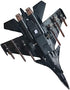 HSOMiD Army Air Force Fighter Jet Toy Military Airplane - Fun Lights and Sounds, Bump and Go Action Pretend Play Kids Aircraft Bomber Plane