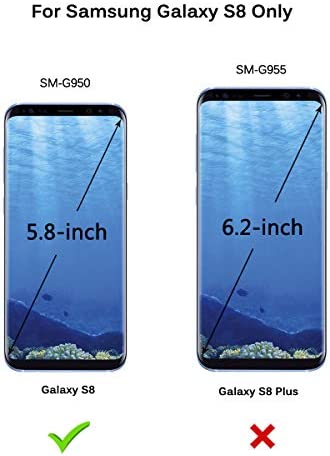 Hocase Galaxy S8 Case, Heavy Duty Protection Shock Absorbing Silicone Rubber Bumper+Hard Plastic Shell Hybrid Dual Layer Protective Case for Samsung Galaxy S8 (SM-G950U) 5.8" 2017 - Mandala in Galaxy