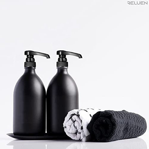 Black Pump Coffee Syrup Pumps - 4 Pcs Coffee Creamer Pump Dispenser Milk Pump for Gallon Black Cherry Juice Bottle Pumps Soda Can Pump - Ketchup Can Pump Half Gallon Pump Squirt Bottle Pump Reluen