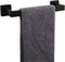 TocTen Bath Towel Rack - Square Base Thicken SUS304 Stainless Steel Towel Bar for Bathroom, Bathroom Accessories Towel Rod Heavy Duty Wall Mounted Towel Holder. (Black, 12)