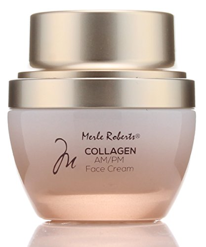 Merle Roberts Day and Night Face Cream with Collagen. Anti-Aging face cream for Wrinkles, Fine Lines, Uneven Skin Tone, and Dry Skin. 1 fl oz (1 Fl Oz (Pack of 1))
