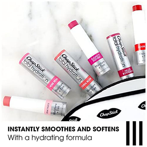 ChapStick Total Hydration Moisture + Tint Hello Bordeaux Tinted Lip Balm Tube