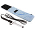 Bluecell Heat Resistant Neoprene Curling Iron Holder Cover Bag Flat Iron Curling Wand Travel Case Pouch 15 x 5 Inches, Blue Marble Pattern