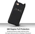 MEGANTREE Cute iPhone SE 2022 case, iPhone SE 2020 case, Black Whisker Cat Ears Kitty Case, iPhone 7 case, iPhone 8 case, iPhone 6 case, iPhone 6s case, Funny 3D Cartoon Animal Soft Silicone Cover