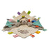Taggies Soothing Sensory Stuffed Animal Security Blanket, Molasses Sloth, 13 x 13-Inches