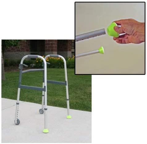 Walker Coasters, Medical Accessories, Storm Gray, 2 Count