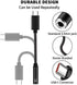 USB C to 3.5mm Headphone Adapter, ACAGET USB Type C Dongle Audio Jack Converter DAC Chip Braided Cable Aux Earbuds Adapter for Samsung S21+ Ultra S22 S20 FE Galaxy A53 OnePlus 9 10 Pro Pixel 6 7 Black