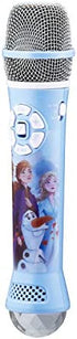 eKids Disney Frozen 2 Bluetooth Karaoke Microphone with LED Disco Party Lights, Portable Bluetooth Speaker Compatible with Siri Google Assistant, for Fans of Frozen Toys and Gifts