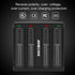 Dottmon LED 4-Slots Intelligent Universal Battery Charger for 3.6V/3.7V Li-ion 10440 14500 14650 16340 17670 18500 18650 18700 22650 20700 21700 22700 25500 26650 26700 Batteries