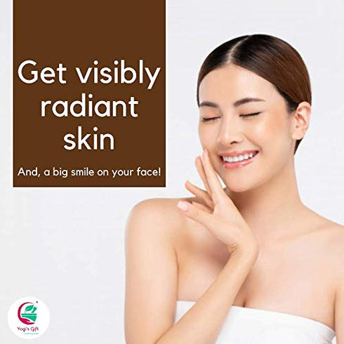 Yogi’s Gift | 100 % Pure Organic Wild Turmeric Powder For Face | 8 Oz (227 grams) | Kasturi Manjal | Curcuma Aromatica | Amba haldi | Promotes Glowing Skin