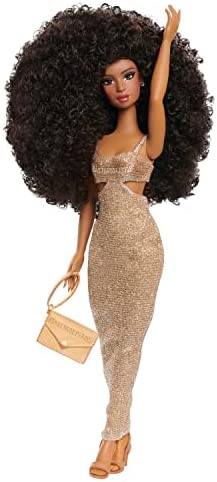 Naturalistas 11.5-inch Fashion Doll and Accessories Dayna, Curly 3C Textured Hair, Medium Brown Skin Tone, Designed and Developed by Purpose Toys