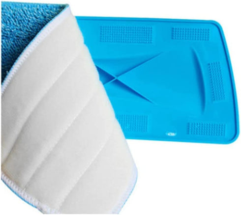 YOQXHY 8 Pack Microfiber Spray Mop Replacement Pads Wet Dry Floor Mops Refills Reusable 16.5x5.5 Inch for Home & Commercial,(Blue)