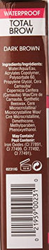 Cover Your Gray Total Brow Eyebrow Sealer and Color - Dark Brown