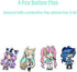 Gacha Life Set Backpack Bag Stickers Keychain Phone Holder Pins Poster Pillow Case (A)