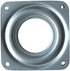 4 Pack 3 Inch Square Lazy Susan Turntable Bearings Hardware Small Rotating Bearing Plate with 150 Pound Capacity (Silver)