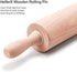 HelferX 9 inch Small Wooden Rolling Pin for Baking