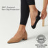 Womens TRULY No Show Socks for Flats Heels Non Slip Cotton Ultra Low Cut Liner Socks
