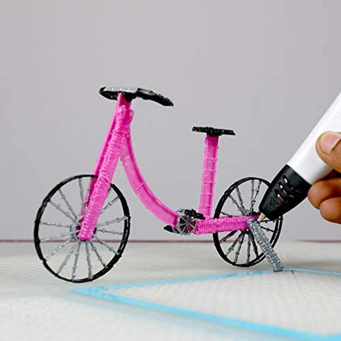 3D Pen Paper Stencils for 3D Pen Mat - Flower Pot, Pen Holder, School Bus, Bird House, Bicycle Templates Compatible with 3Dmate Base 3D Pen Mat (Mat Not Included)