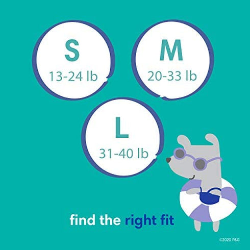 Pampers Splashers Swim Diapers Size L 17 Count