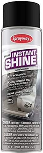 Sprayway SW936 Aerosol Instant Shine Vinyl Cleaner and Protectant, 11 oz.