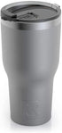RTIC Tumbler, 30 oz, Graphite, Insulated Travel Stainless Steel Mug, Hot Or Cold Drinks, with Splash Proof Lid