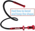 Stereotype four-claw magnetic gripping tool with LED light stainless steel spring can be fixed in different shapes without bounce 2 in 1 magnetic pickup (Directional four-jaw picker-03)
