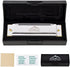 EastRock Blues Harmonica Mouth Organ Harp 10 Hole C Key with Case, Diatonic Harmonica for Beginner, Professional Player, Students gifts, Adult, Friends, Gift Silver