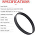 MEROM Replacement Belts for Bissell PowerForce Helix & CleanView #2031093, P/N3031120 & #32074 Vacuum Style 7 9 10 12 14 Belts (2Pack)